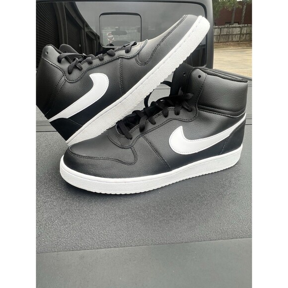 Nike Ebernon Mid Shoe AQ1773-002 Black/White Men\'s Athletic Sneaker Size 13 main image 5